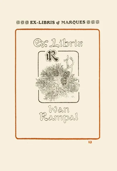 Le Second Livre Des Monogrammes Marques Cachets Et Es Libris Pl 11