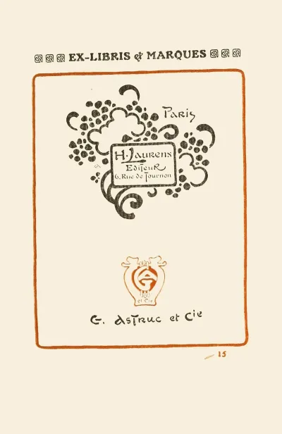 Le Second Livre Des Monogrammes Marques Cachets Et Es Libris Pl 13