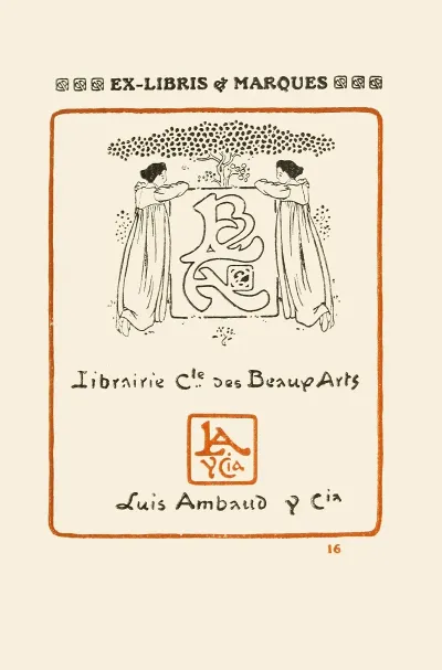 Le Second Livre Des Monogrammes Marques Cachets Et Es Libris Pl 14