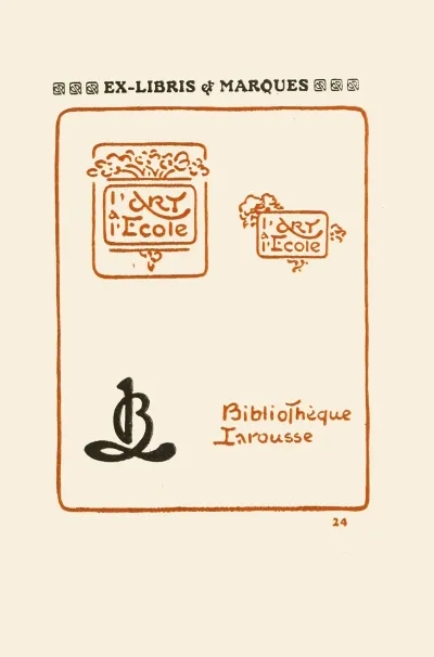 Le Second Livre Des Monogrammes Marques Cachets Et Es Libris Pl 22