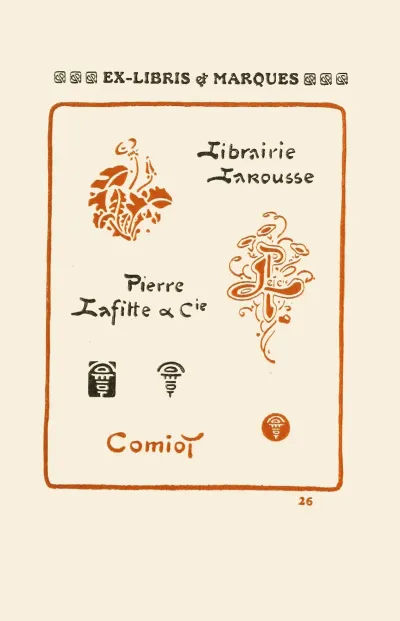 Le Second Livre Des Monogrammes Marques Cachets Et Es Libris Pl 24