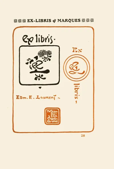 Le Second Livre Des Monogrammes Marques Cachets Et Es Libris Pl 26