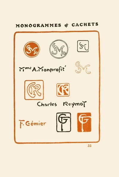 Le Second Livre Des Monogrammes Marques Cachets Et Es Libris Pl 30