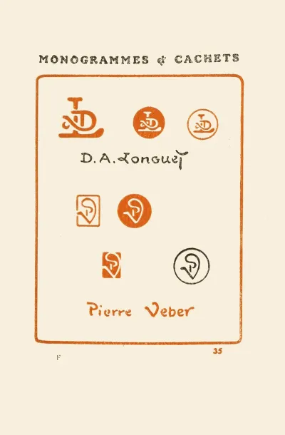 Le Second Livre Des Monogrammes Marques Cachets Et Es Libris Pl 33