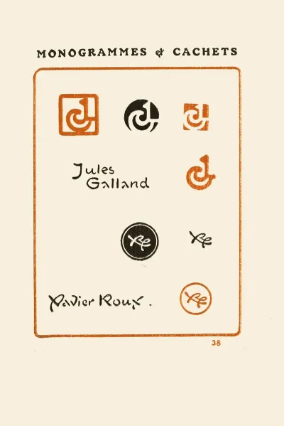Le Second Livre Des Monogrammes Marques Cachets Et Es Libris Pl 36