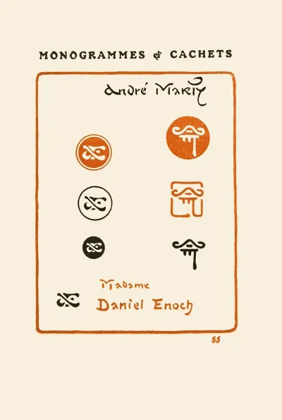 Le Second Livre Des Monogrammes Marques Cachets Et Es Libris Pl 53