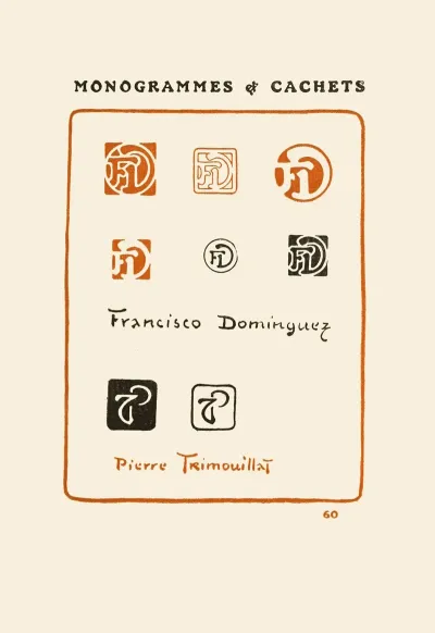 Le Second Livre Des Monogrammes Marques Cachets Et Es Libris Pl 58