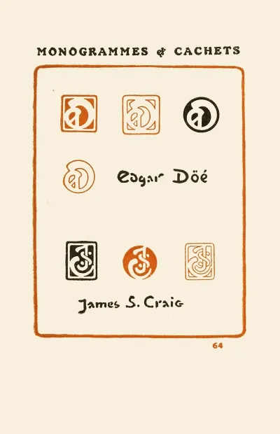 Le Second Livre Des Monogrammes Marques Cachets Et Es Libris Pl 62