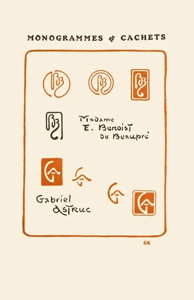 Le Second Livre Des Monogrammes Marques Cachets Et Es Libris Pl 64