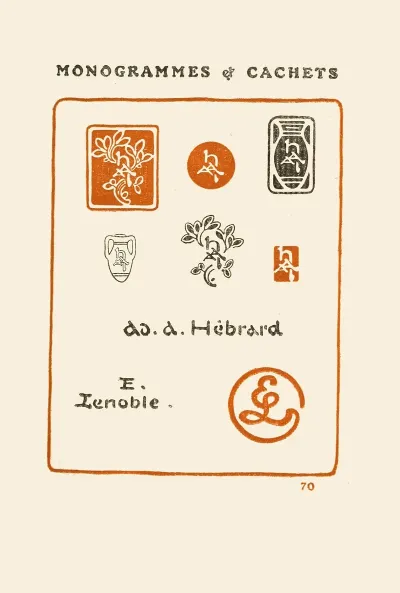 Le Second Livre Des Monogrammes Marques Cachets Et Es Libris Pl 68