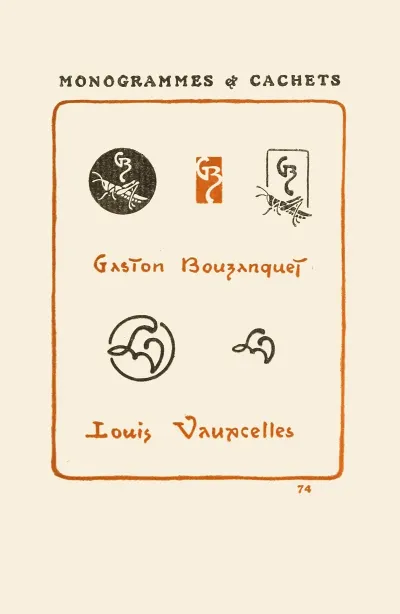 Le Second Livre Des Monogrammes Marques Cachets Et Es Libris Pl 72