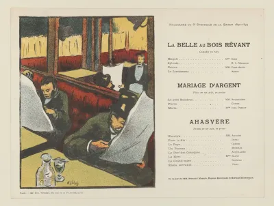 Le Theatre Libre Programme Du 5me Spectacle De La Saison 1892 1893