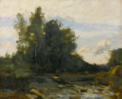 Le Torrent Pierreux Crepuscule 2