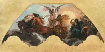 Le Triomphe Dapollon Projet Pour Le Decor De Lopera Garnier