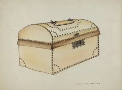 Leather Covered Box