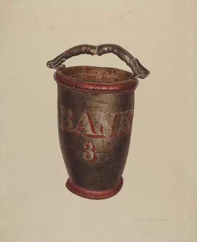 Leather Water Bucket 2