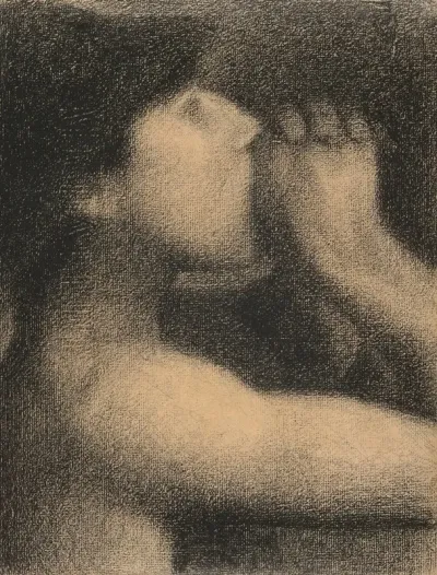 Lecho Echo Study For Une Baignade Asnieres Bathers At Asnieres