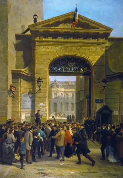 Lecture Dune Depeche A La Mairie Du Ixeme Arrondissement 6 Rue Drouot 19 Janvier 1871