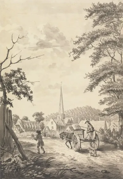 Ledbury Church And Village Herefordshire