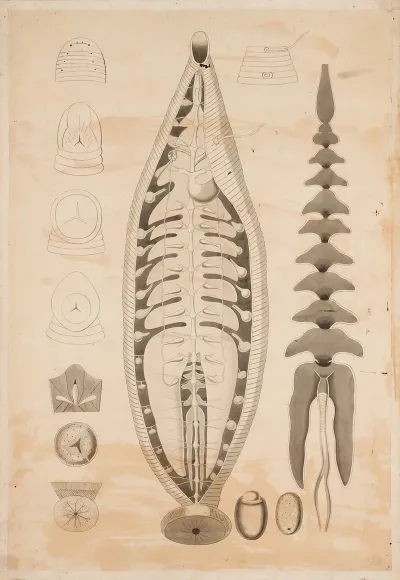 Leech Annelid Clitellata Hirudinea