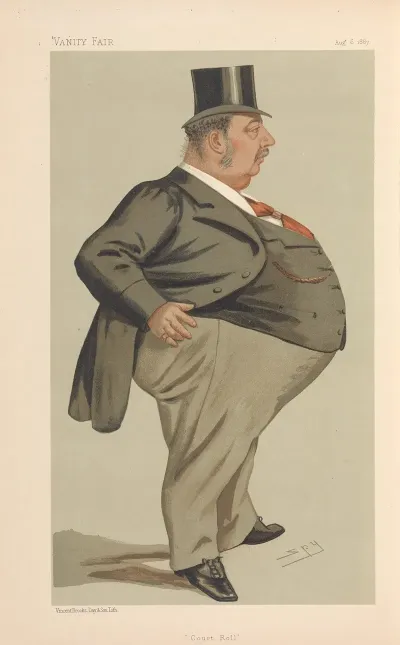Legal Court Roll Charles Issac Elton August 6 1887