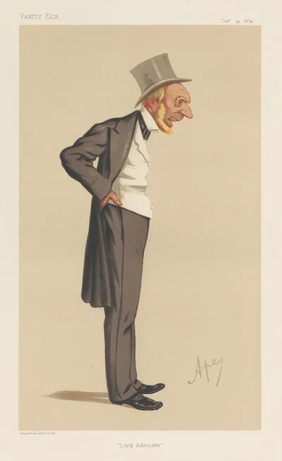 Legal Lord Advocate Edward Strathearn Gordon October 10 1874