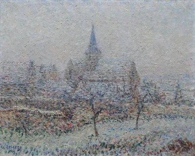 Leglise De Bennecourt Effet De Neige 2