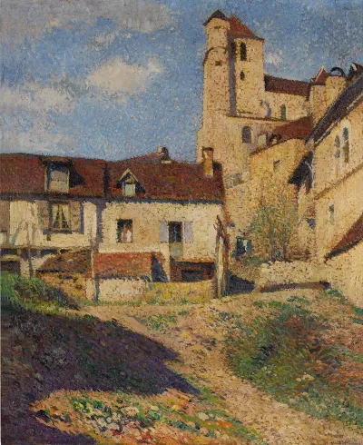 Leglise Et Le Village De Saint Cirq Lapopie