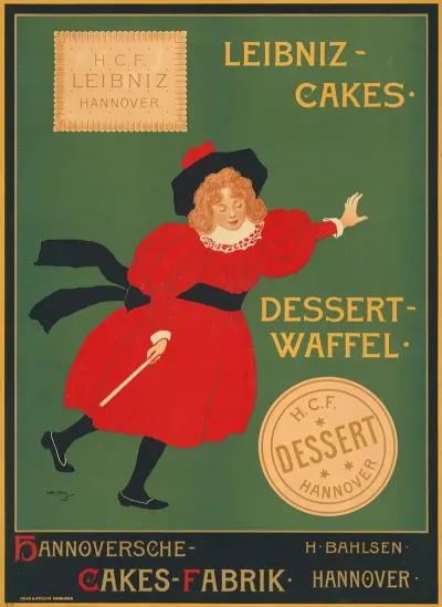 Leibniz Keks Dessert Waffel Keksfabrik H Bahlsen Hannover 2