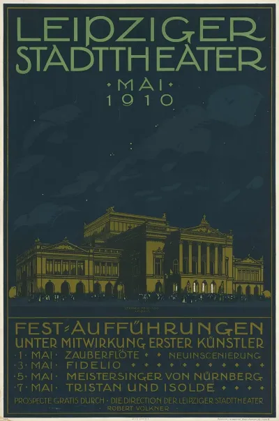 Leipziger Stadttheater Mai 1910