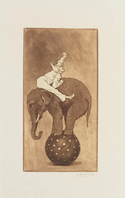 Lelephant Et Le Clown