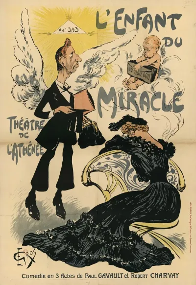 Lenfant Du Miracle Theatre De Lathenee Comedie En 3 Actes De Paul Gavault Et Robert Charvay