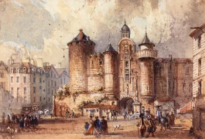 Lentree De Lancienne Forteresse Du Grand Chatelet Un Jour De Carnaval
