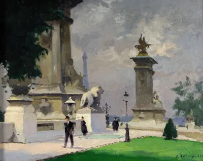 Lentree Du Pont Alexandre Iii