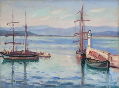 Lentree Du Port De Saint Tropez