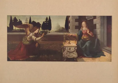 Leonardo‎ ‎da‎ ‎vinci‎ ‎annunciazione
