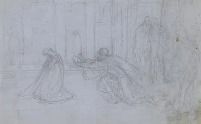 Leontes Erblickt Die Statue Hermiones