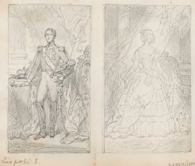 Leopold I Of Belgium And Queen Marie Louise