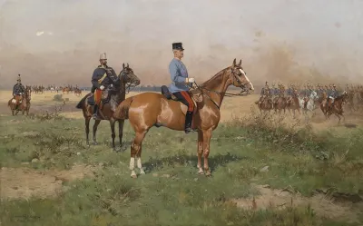 Leopold Von Croy Im Manover
