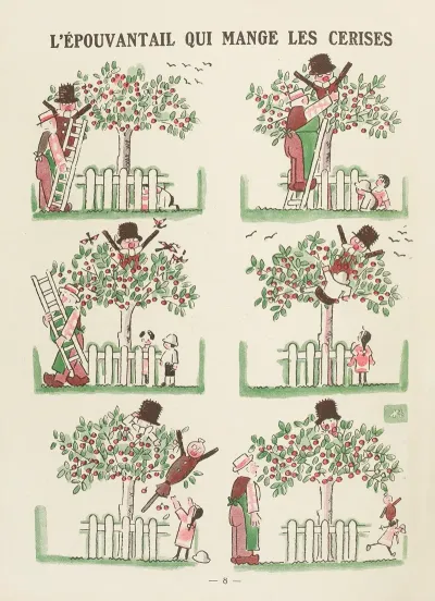 Lepouvantail Qui Mange Les Cerises