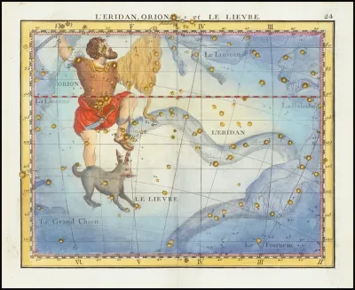 Leridan Orion Et Le Lievre Eridanus Orion And Lepus