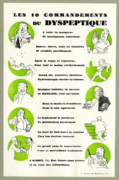 Les 10 Commandements Du Dyspeptique 2