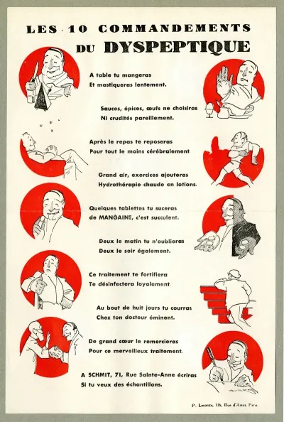 Les 10 Commandements Du Dyspeptique