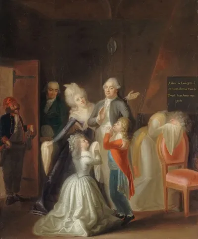 Les Adieux De Louis Xvi A Sa Famille Le 20 Janvier 1793