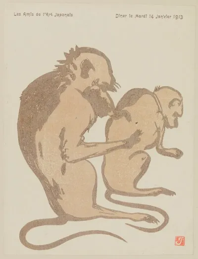 Les Amis De Lart Japonais Diner Le Mardi 14 Janvier 1913
