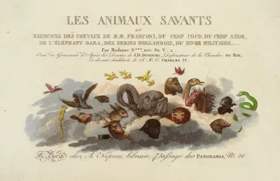 Les Animaux Savants Title