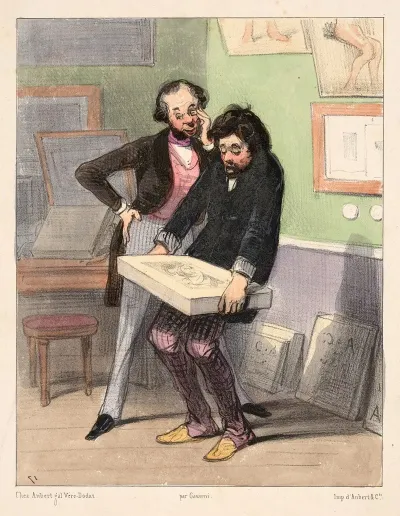 Les Artistes Latelier Du Lithographe Comme Cest Leger