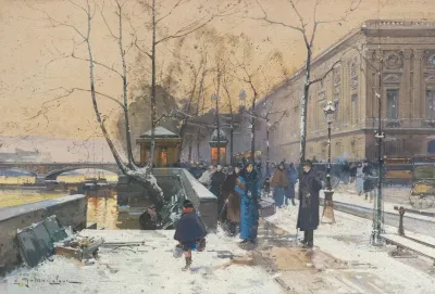 Les Bords De La Seine Pres De Chatelet