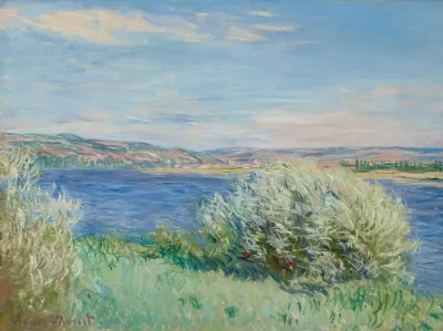 Les Bords De La Seine Pres De Vetheuil