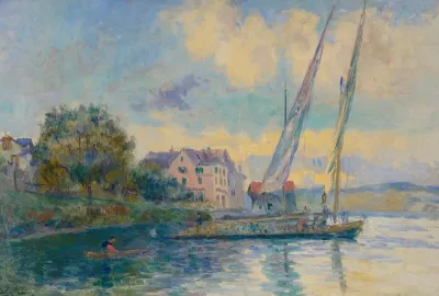 Les Bords Du Lac De Geneve A Saint Gingolph